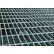 Rooftop Safety Walkway Steel Grating Hot Dip Galvanized Serrated