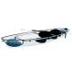 Impact Resistant Clear Plastic Canoe , 3.25 X 0.8 X 0.3m Flat Bottom Rowboat