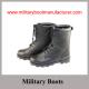 Wholesale China Made Black Genuine Leather Military Combat Boot with Panama