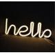 39 Inch LED Flexible Strip Lights , Hello Neon Word Sign Neon Letter Lights For Baby Room
