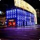 LED grid screen with high gray and high brush, outdoor lighting  IP68 cross-border small spacing grid screen