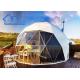 Roof Pvc Heated Eco Prefab Transparent Luxury And Comfort Hemispherical Hotel Dome Glamping Tent