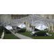 2.5m Diameter Inflatable Mirror Balloon / Events Decoration Silver Reflective Ball