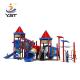 Castle Series Kindergarten Childrens Garden Slide With 114mm Post