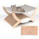 Cat'S Nest Wooden Cat Bed Swing Cat Rocker Chair All Seasons Removable And Washable Cat'S Bed Cat'S Scratch Board