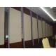 Melamine Board Folding Partition Walls 85 mm Thickness Leather Surface