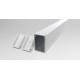Silver LED Mounting Channel 20*30mm Aluminium Extrusion Profiles For Furniture
