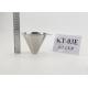 LFGB Standard Paperless Coffee Dripper With Handle , Stainless Steel Coffee Cone