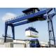 Harbour Crane Container Yard RMG Rail Gantry Crane Fixed 50 Ton With Spreader