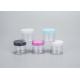 Ps Cosmetic Plastic Jars With Lids Empty Clear Round