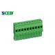 300V 18A Plug In Terminal Block Female for Communication , Panel Mount