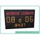 Football Soccer LED scoreboard with team name and time display