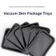 330 X 230 X 20 Mm PP Black Vacuum Package Prefabricated Skin Tray For Fresh Food