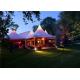4mx4m Clear Canvas Outdoor Wedding Tents High Pressed For Family Banquet