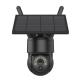 Outdoor PTZ 3MP Solar Powered CCTV Camera Black Color Weather Proof