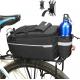 Bike Rear Rack Bag 10L Insulated Bike Trunk Cooler Reflective Bicycle Rear Seat Cargo Bag Water Resistant Bike