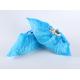 Non Woven PE Shoe Cover Plastic Blue Cleanroom Medical Disposable Shoe Cover