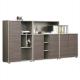 Correc Assembled Wooden Office File Cabinet Greenery Low Cabinet for Pantry Lounge Storage