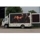 Outdoor Truck Mobile LED Display , Moving LED Billboard Full Color Video Screen