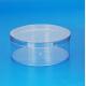 Food Grade Transparent Plastic Jar With Crown Cover PET 67 Material