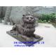 Black marble lion Stone Carving