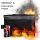 ODM Fire Resistant Packaging Large Capacity Lightweight Security Fireproof Bag