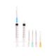 FDA510K CE ISO Plastic Luer slip/lock Sterile Disposable Syringe with needle for Vaccine 3ml 5ml