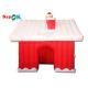 Shopping Mall Inflatable Holiday Decorations Inflatable Santa House Tent