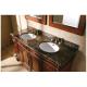 Ogee Edge Granite Bathroom Countertops , Baltic Brown Granite Countertops