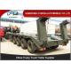 Low Bed Tractor Trailer Lowboy Semi Trailer 4 Axle Heavy Equipment Transport