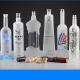 750ml Glass Cylinder Whisky Vodka Bottle 700ml 500ml Wine Glass Frosting for Beverage