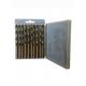 ANSI 94 HSS(M2) or HSS Cobalt (M35) Fully Ground Jobber Length Drill Bit with Black & Gold finished and Triangle  Shank