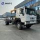 SINOTRUK HOWO Diesel Cargo Truck 4x4 6 Wheeler Chassis With Crane Low Price