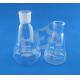 high quality customized quartz Erlenmeyer glass flask  ,quartz conical lab glass flask grinding mouth
