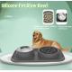 Slow Feeder Food Puzzle Dog Bowls with Lick Mat