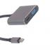 Mini DP Male To HDMI VGA 4K Female Cable Mini Display Port to HDMI & VGA 2 in1 For Apple Mac-Book Air Pro Computer
