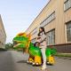 Kiddie Animatronic Dinosaur Ride Coin / Remote Control Dinosaur Ride On