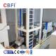 PLC Water Cooler Tube Ice Machine 30 Ton / Day For Food Production
