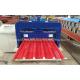 0.5-0.8mm Roofing Sheet Roll Forming Machine , Roof Panel Roll Forming Machine Hydraulic Cutting