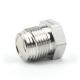 Stainless steel plug fusible fittings pipe plug tube adapter with eutectic alloy fittings