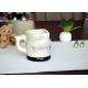Food Grade Non Normal Grey Creative Ceramic Alien Mug Custom Printing