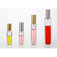 Transparent Screwing Neck Fragrance Perfume Bottle , Empty Perfume Bottle 50ml Compact