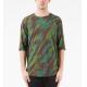 Camouflage Printed Dry Fit Sublimation Printing T Shirts Loose Fit Moisture Wicking