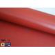 Welding Fiberglass Fire Blanket Sparks Protection Red Silicone Coating 0.8MM