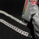 Vvs Miami Moissanite Chain Jewelry Cuban Link Sterling Silver Iced Out