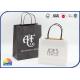 Glossy Lamination 1C Printed Kraft Paper Bags 180gsm With Paper Handle