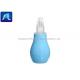 Blue PVC / TPE Baby Nasal Aspirators Medical Grade Light Weight
