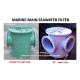 China Supper Marine Seawater Filters With Mgps Model As600 Cb/T497 Body Carbon Steel, Filter Cartridge Stainless Steel,