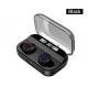  				Wireless Earphone Bluetooth 5.0 Earphones Power Display Touch Control Sport Stereo Cordless Earbuds (with 4000mAh Charging Box) 	        