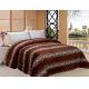 Leopard Style Winter Quilt Sets Square Stitching With ISO9001 Certification